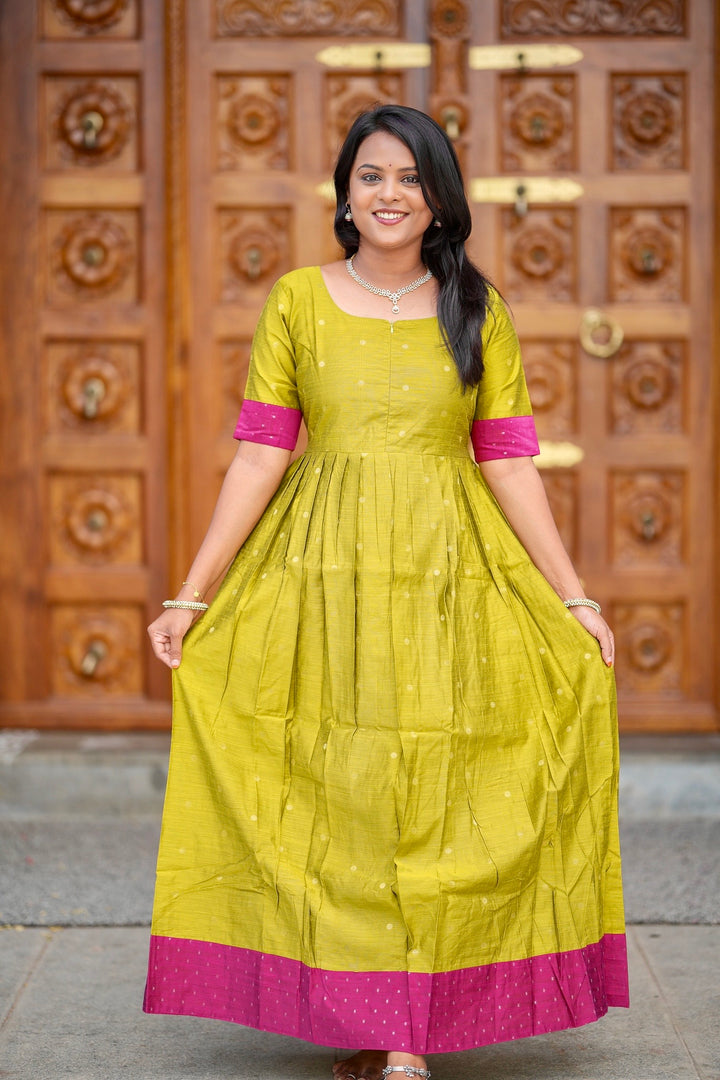 Geethanjali maxi Dress   With Lining