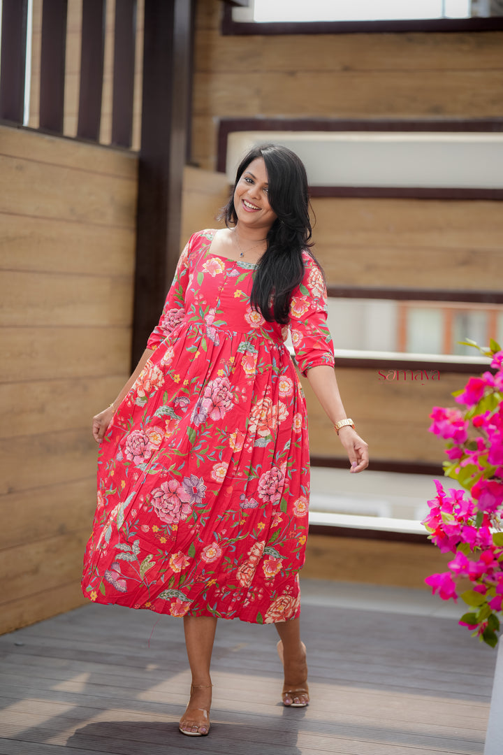 Dhiya casual Dress With Lining