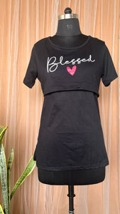 Maternity blessed T-shirt winter