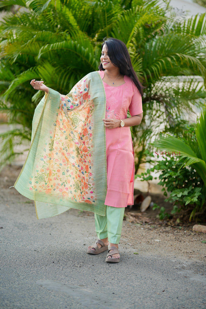 Kolam Saanvi 3 piece salwar suit set with dupptta ( pre order)