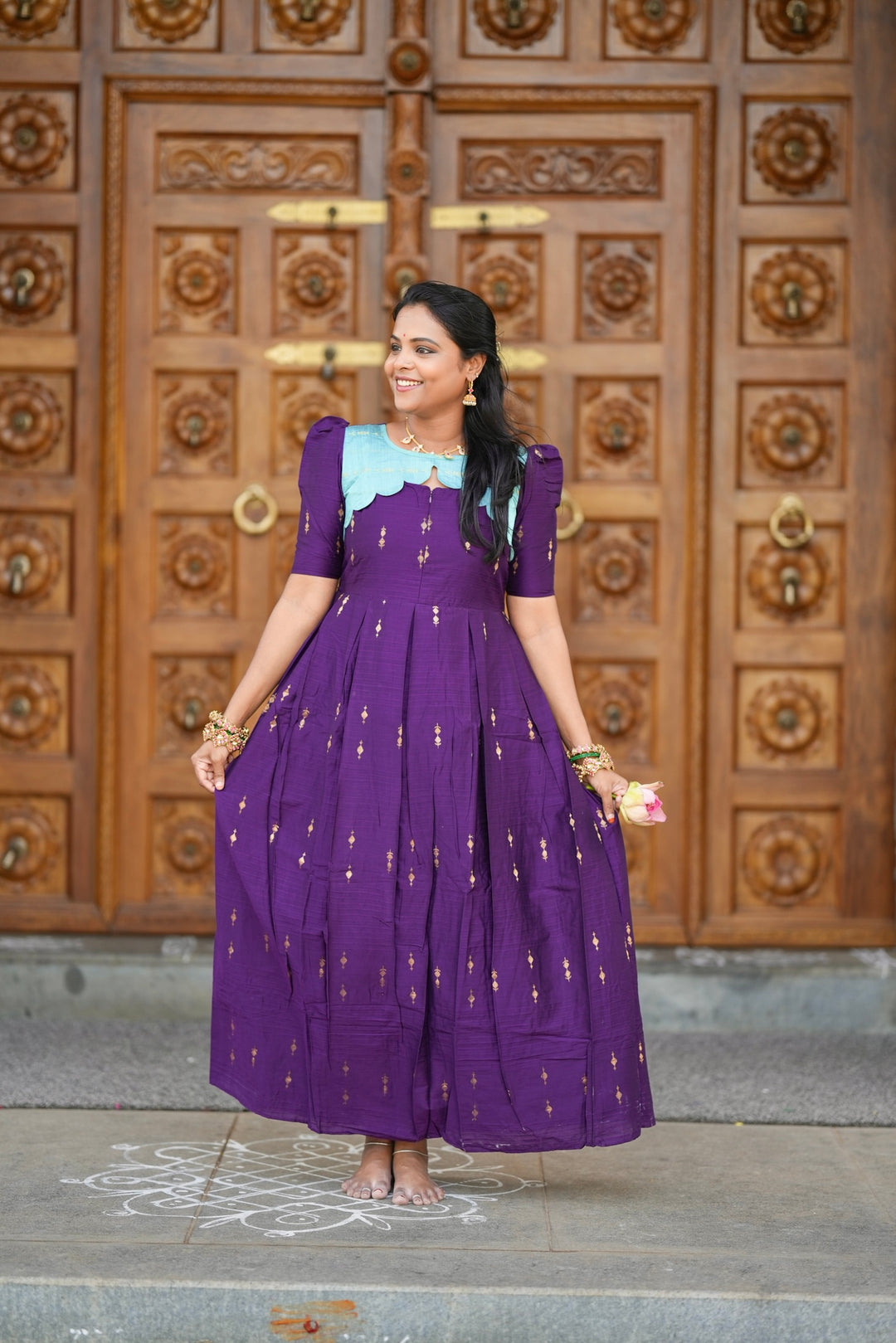 Radhai maxi Dress With Lining