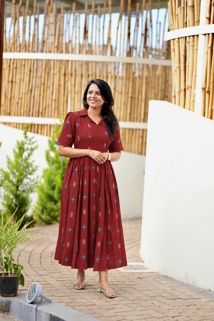 Haritha handloom  Casual Dress With Lining( limited stock )