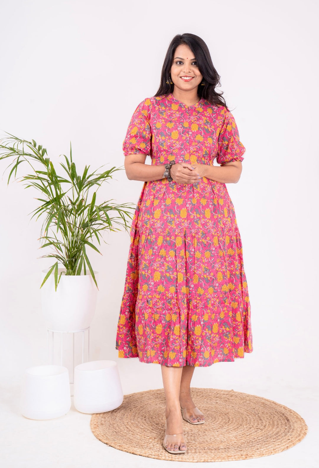 Aara casual  Dress With Lining