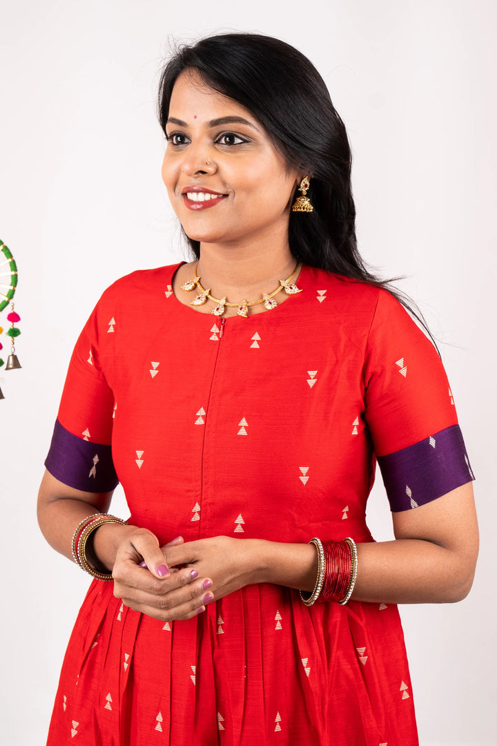 Meenakshi  Dress With Lining