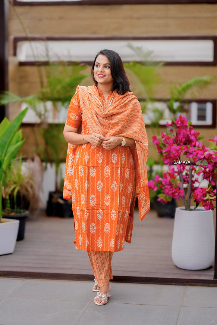 Pavilam Cotton 3 piece Set with lining