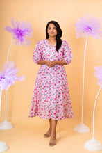 Load image into Gallery viewer, Rose casual  Dress With Lining Non-Maternity &amp; Feeding-Friendly Dress
