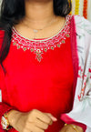 Red Kurta Set