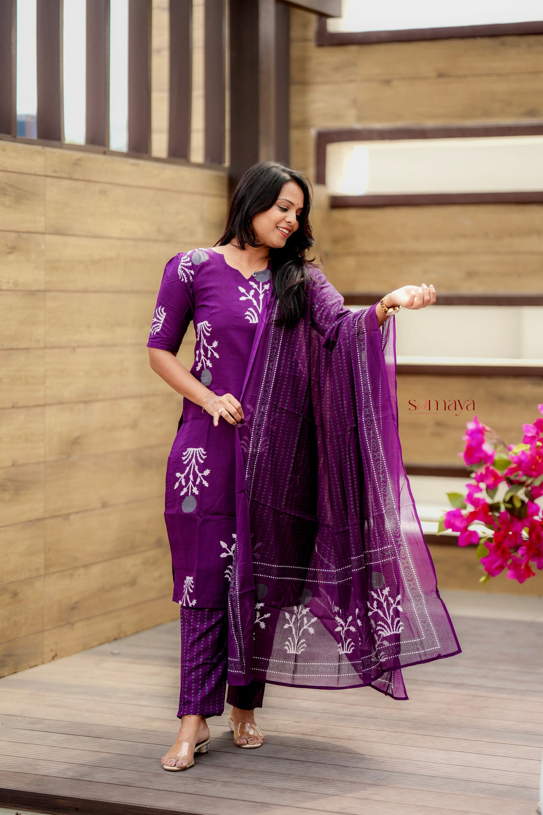 Anjali  cotton 3 piece kurta set( pre order)