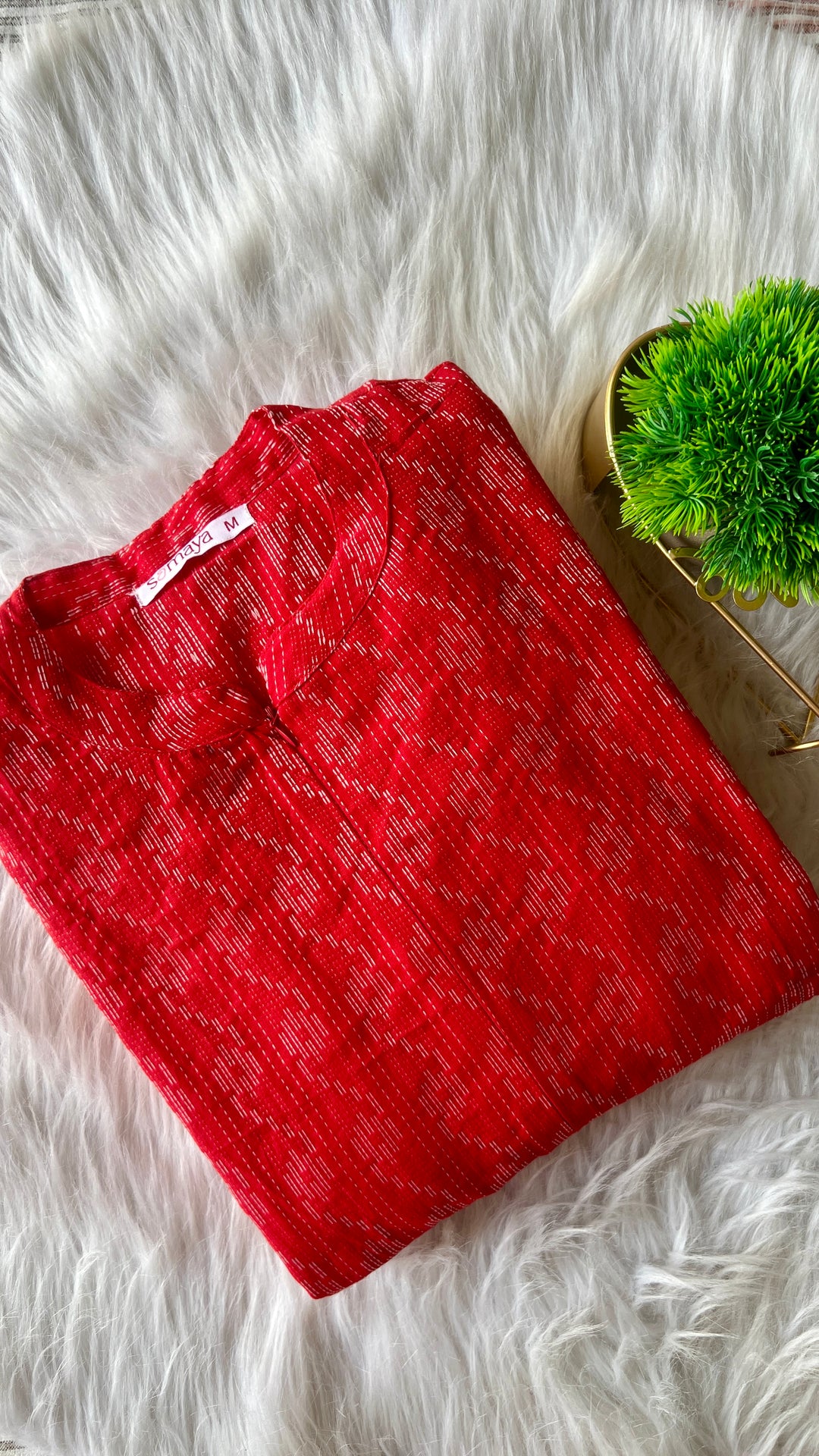 Red  day to night dress without lining