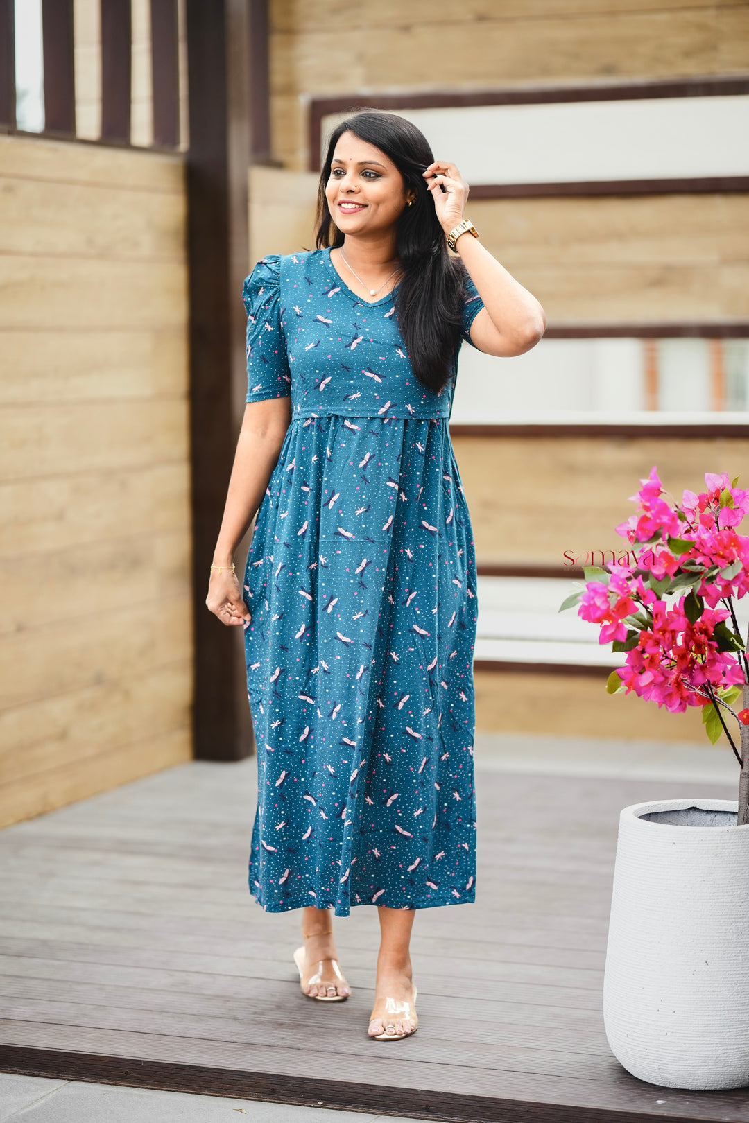 Maxi dragon fly  Light Weight Dress