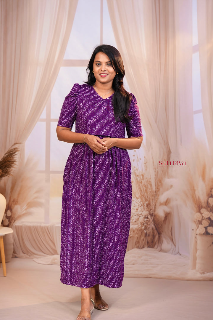 Maxi Purple Light Weight Dress