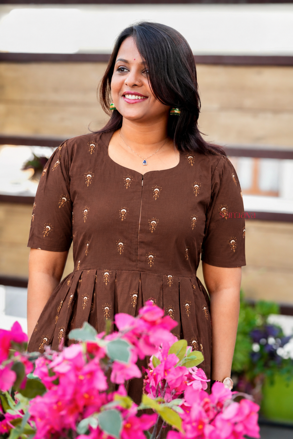 Swetha casual Dress With Lining