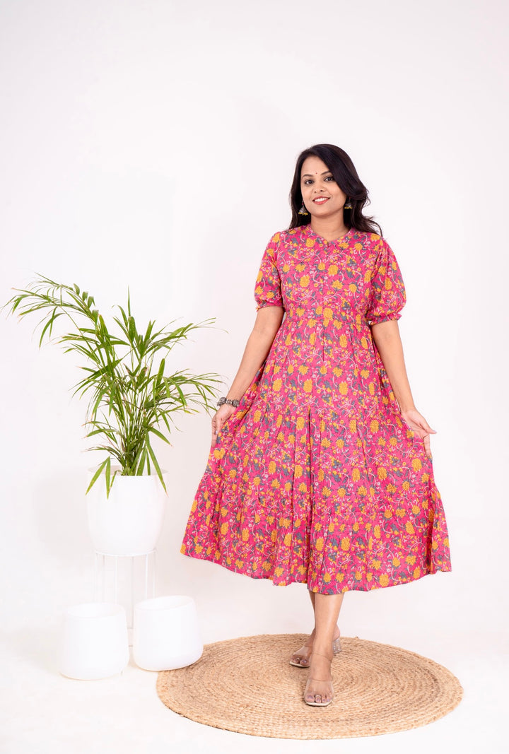 Aara casual  Dress With Lining