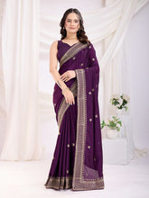 Load image into Gallery viewer, Party wear chinon saree
