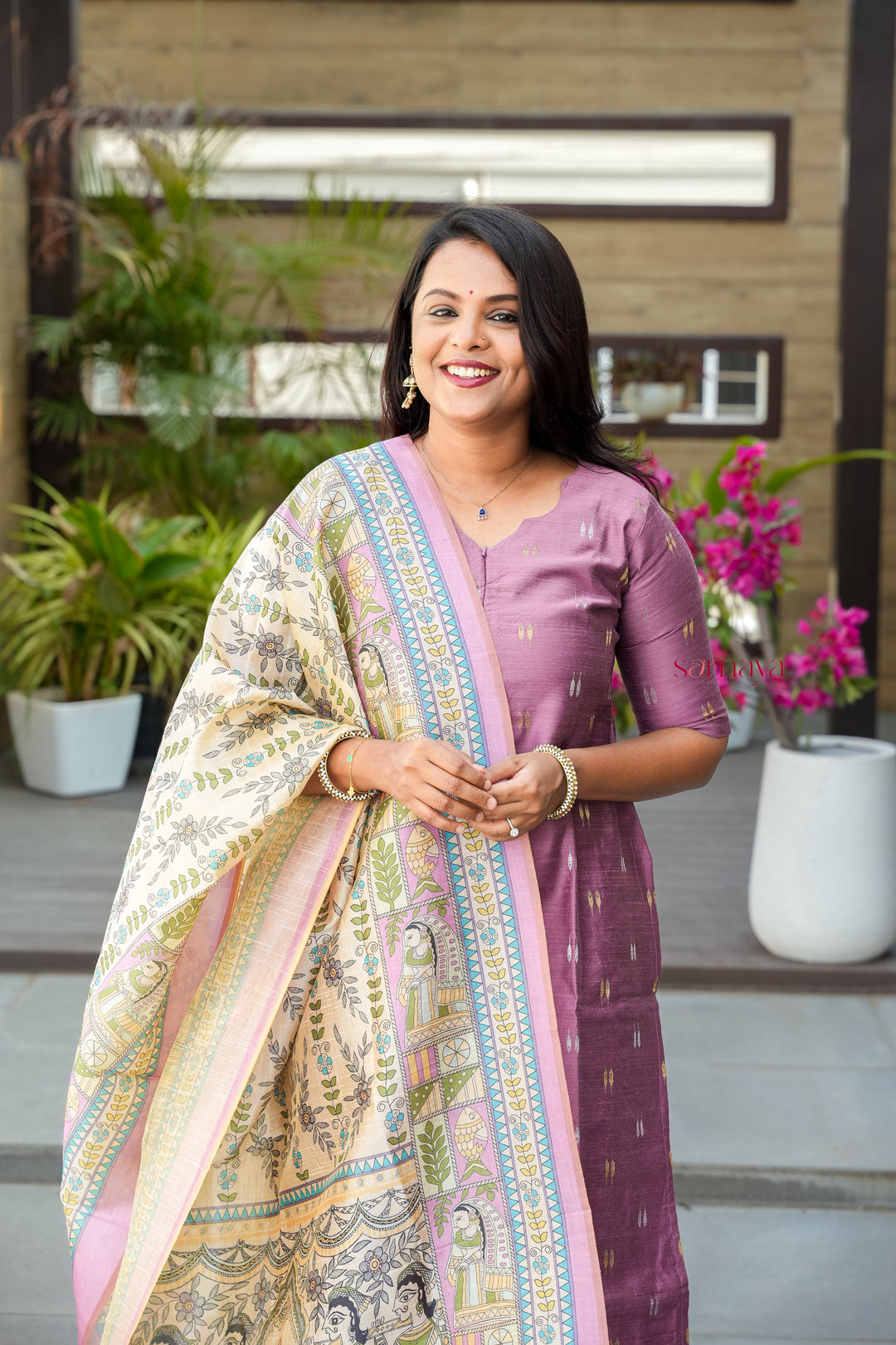 Swathi 3 piece raw silk suit set with Dupatta ( ready to dispatch)