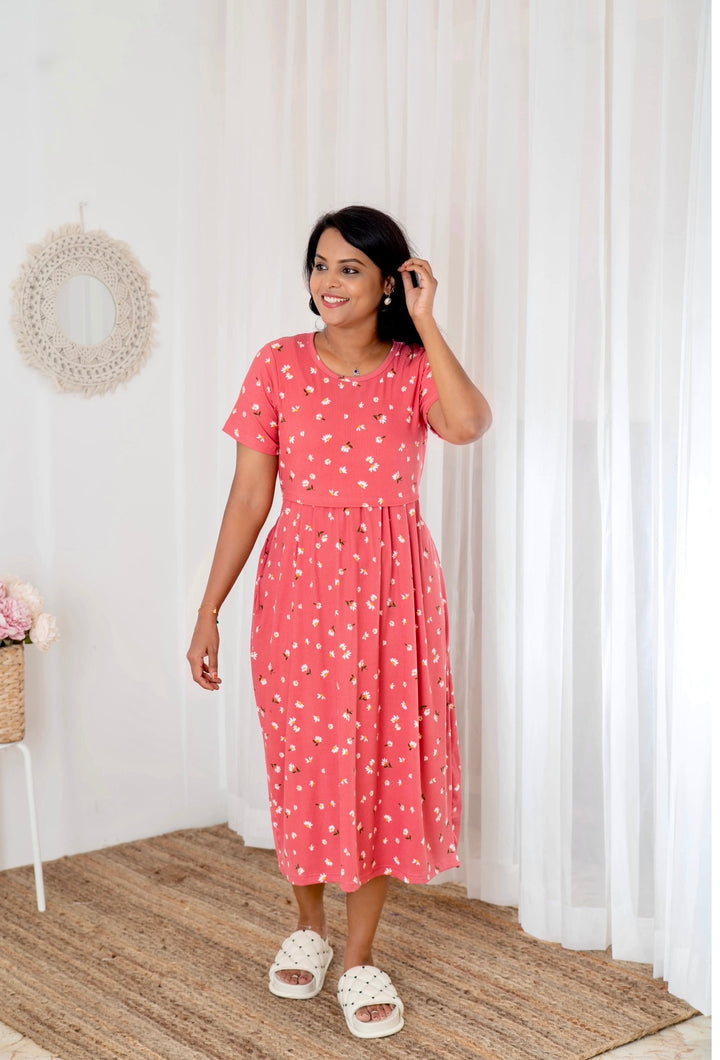 Midi Piya Soft Ribbed  Dress