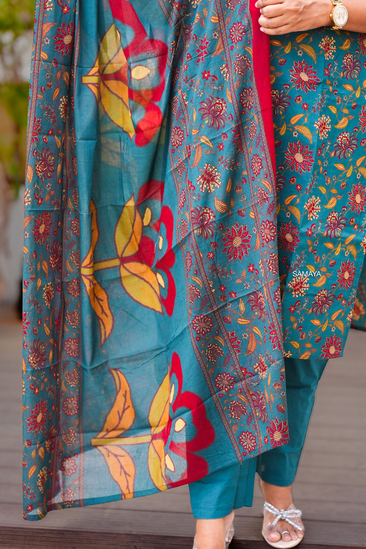Malli Cotton 3 piece Set with lining