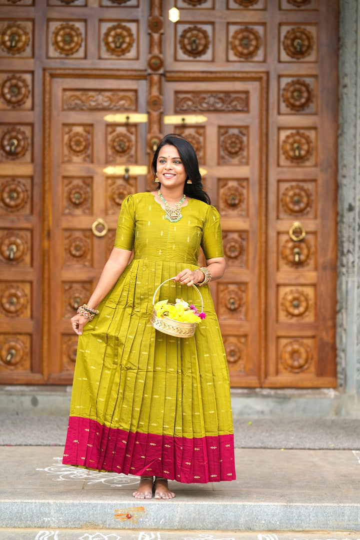 Nandhitha maxi  Dress With Lining
