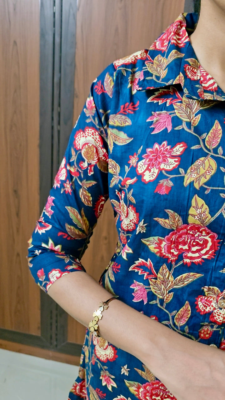 Swara - Navy  Night Co-ord Set