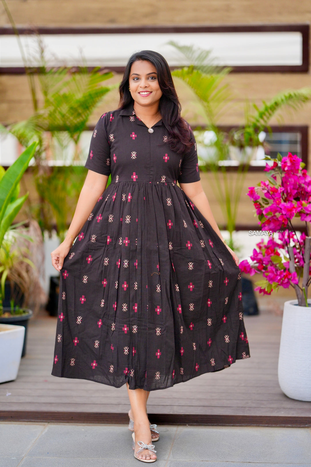 Laya Casual Dress With Lining