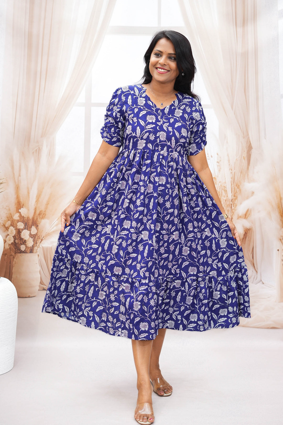 Laila Day to Night Dress Without Lining( Wrinkle-Free Dress)