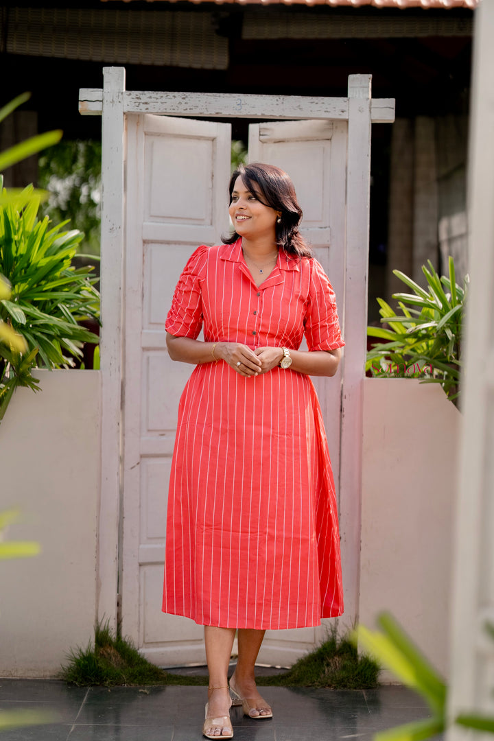 Missy Casual Dress With Lining