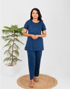 Navy Feeding Pant Set