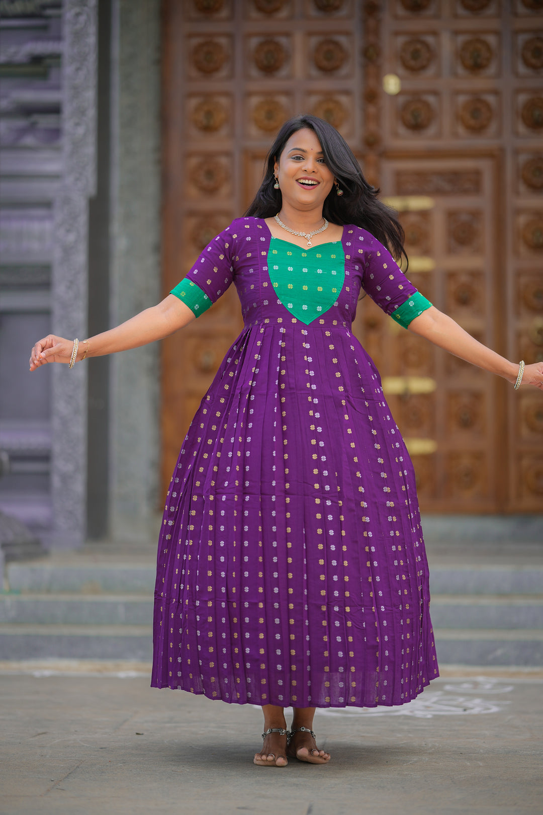 Alagu  Maxi Dress With Lining