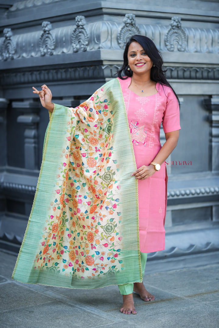 Kolam Saanvi 3 piece salwar suit set with dupptta ( pre order)