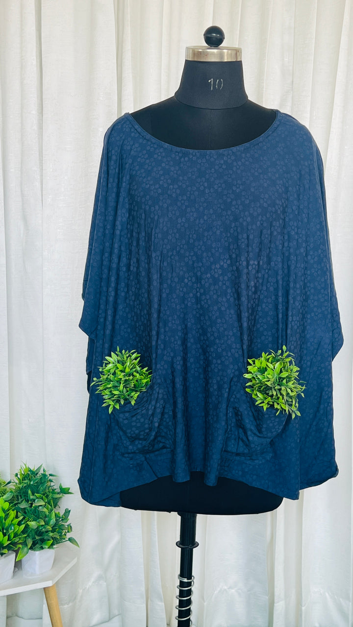 Navy Nursing Cover with pockets