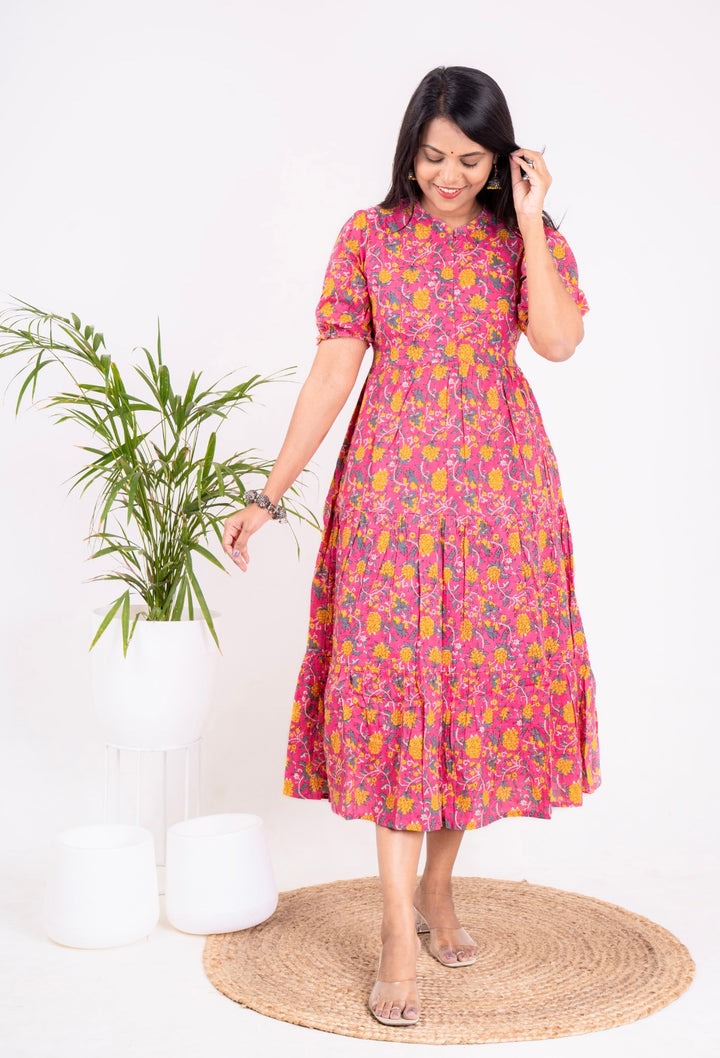 Aara casual  Dress With Lining