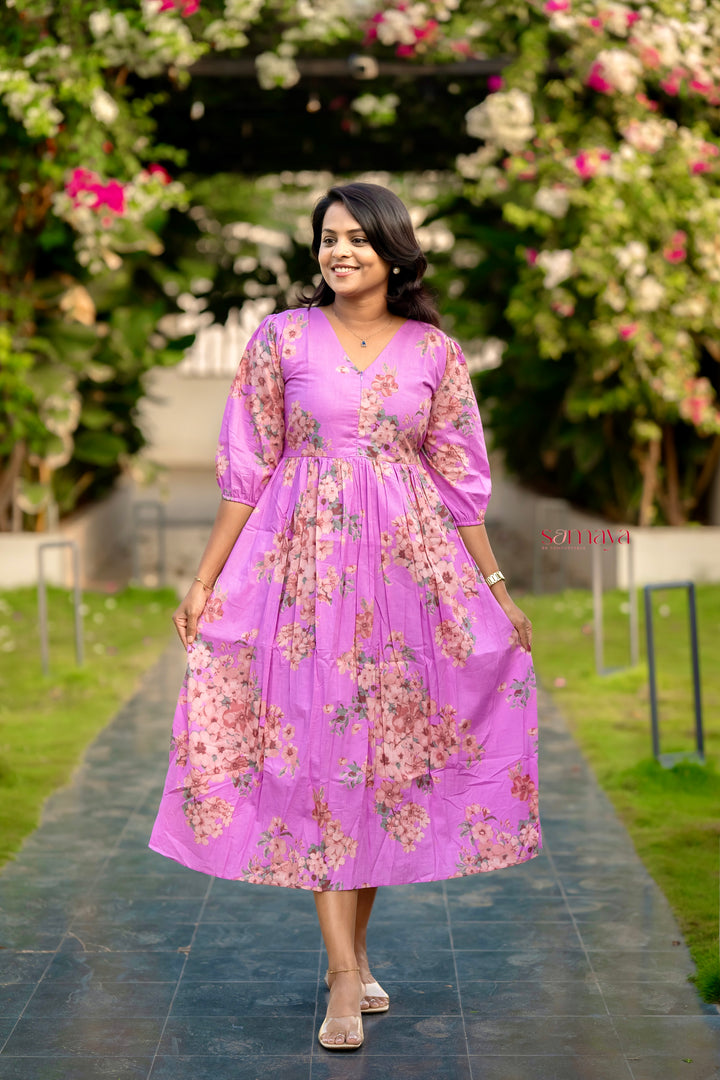 Sahana casual Dress With Lining