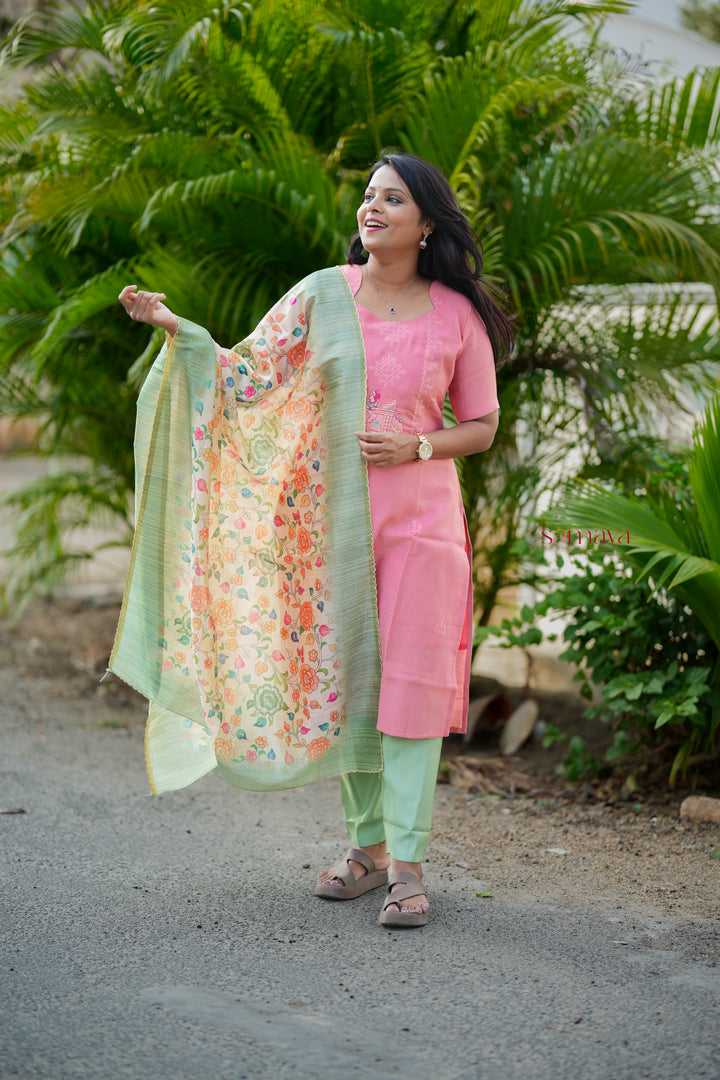 Kolam Saanvi 3 piece salwar suit set with dupptta ( pre order)