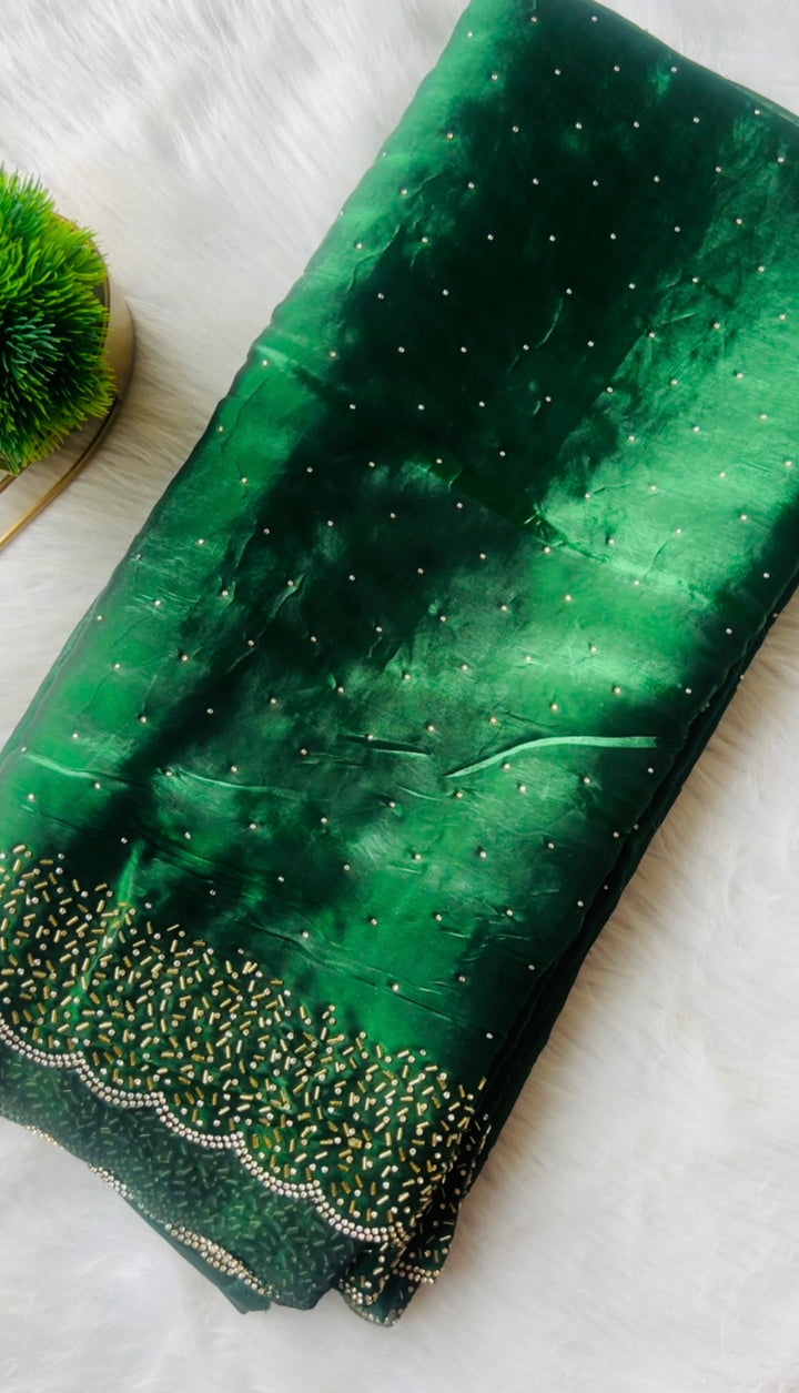 Merry  space silk  work saree