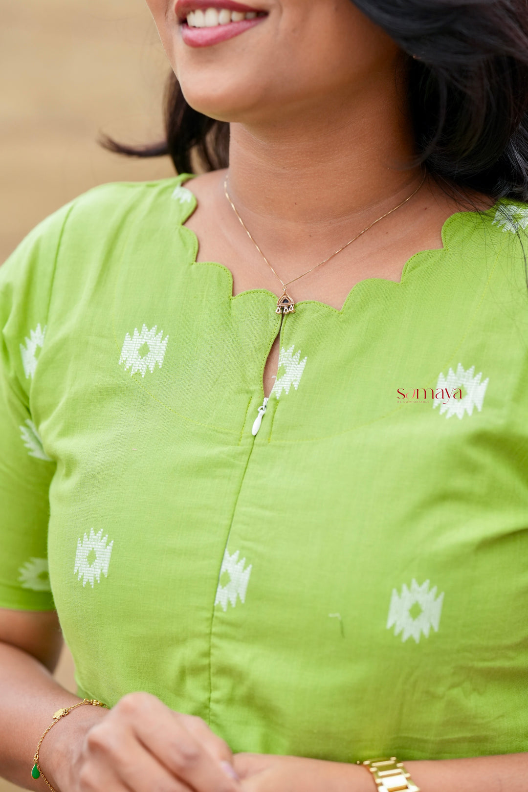 Pista Cotton Kurta Set with full lining