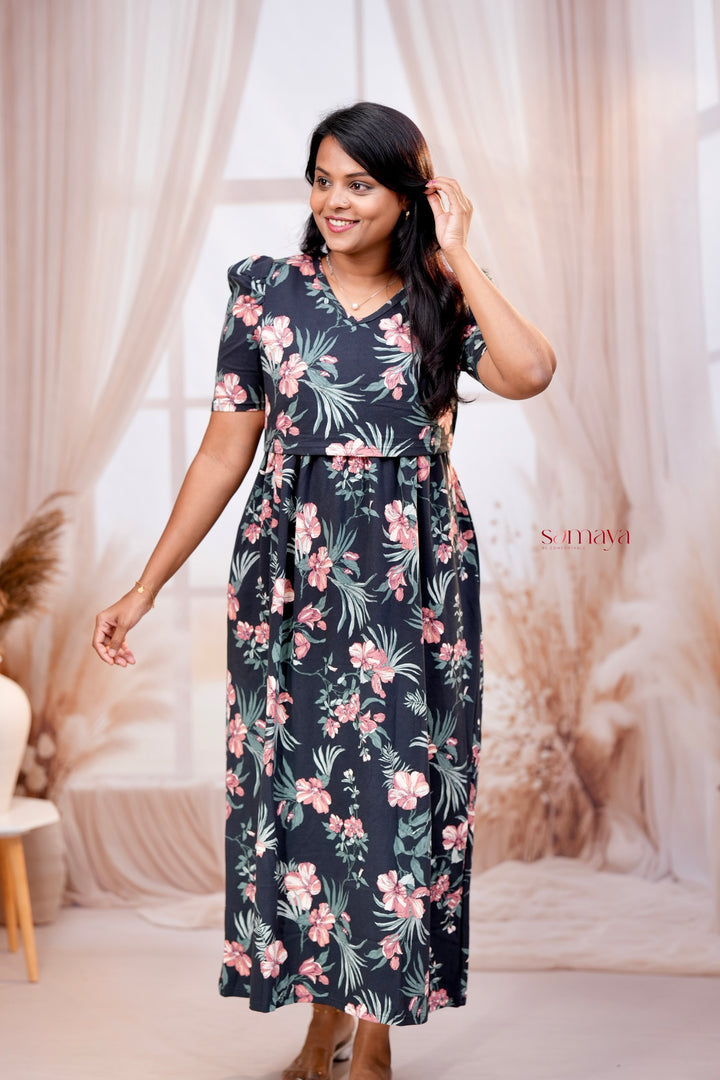 Maxi Megha  thick  Weight Dress