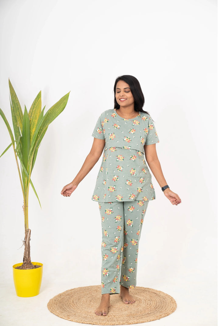 Sage Feeding Pant Set