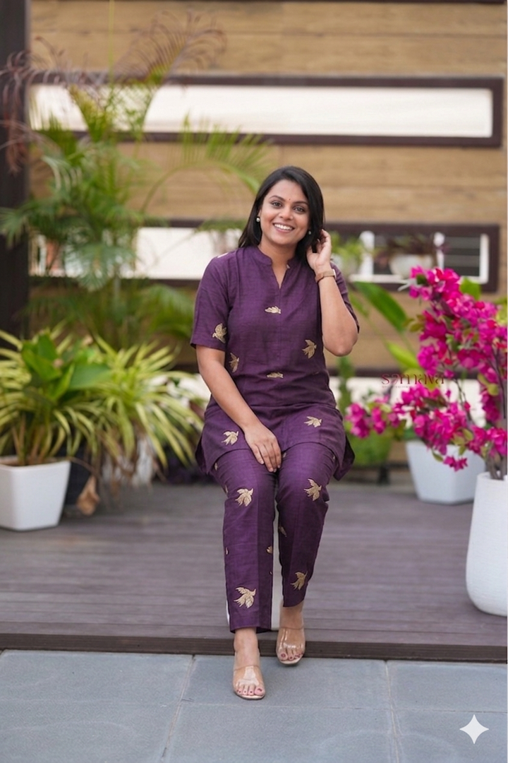 Theera -Bird day to night  Co-ord Set