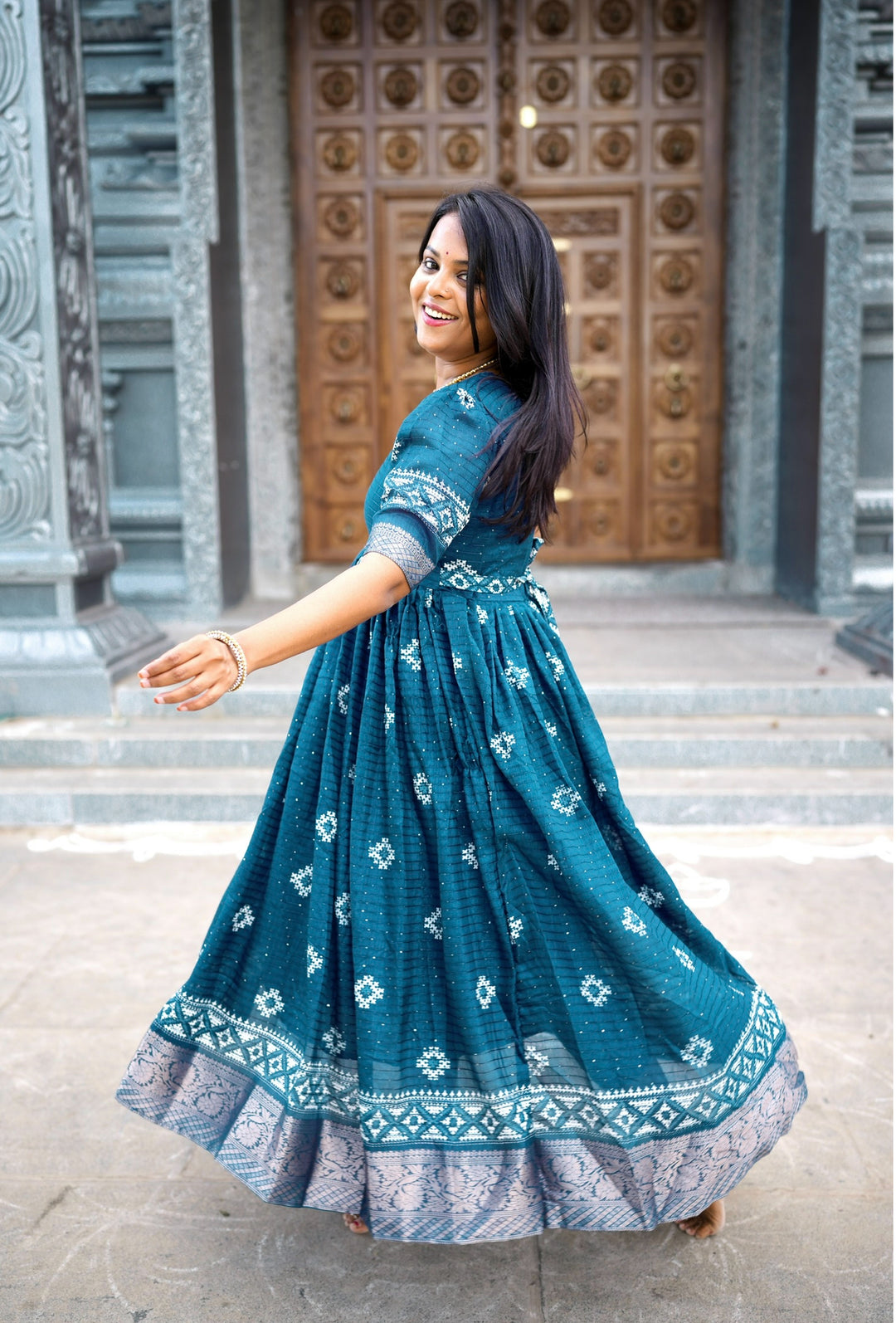 Ramar Green Dress with Lining