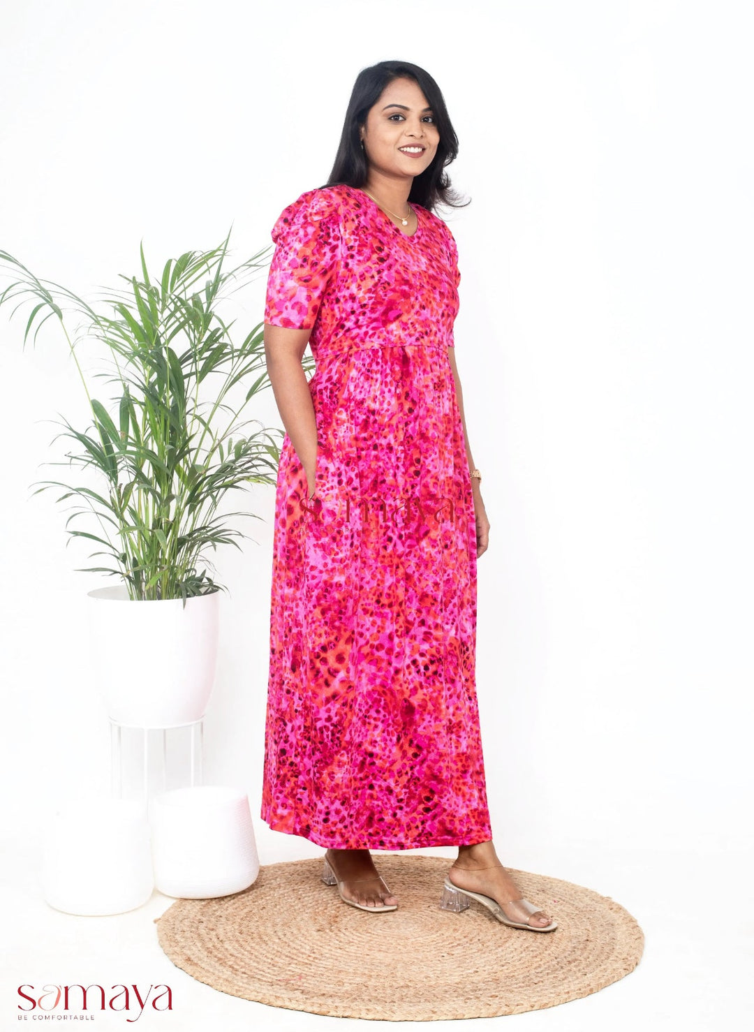 Maxi Pink & Stella Combo Pack Of Two dress