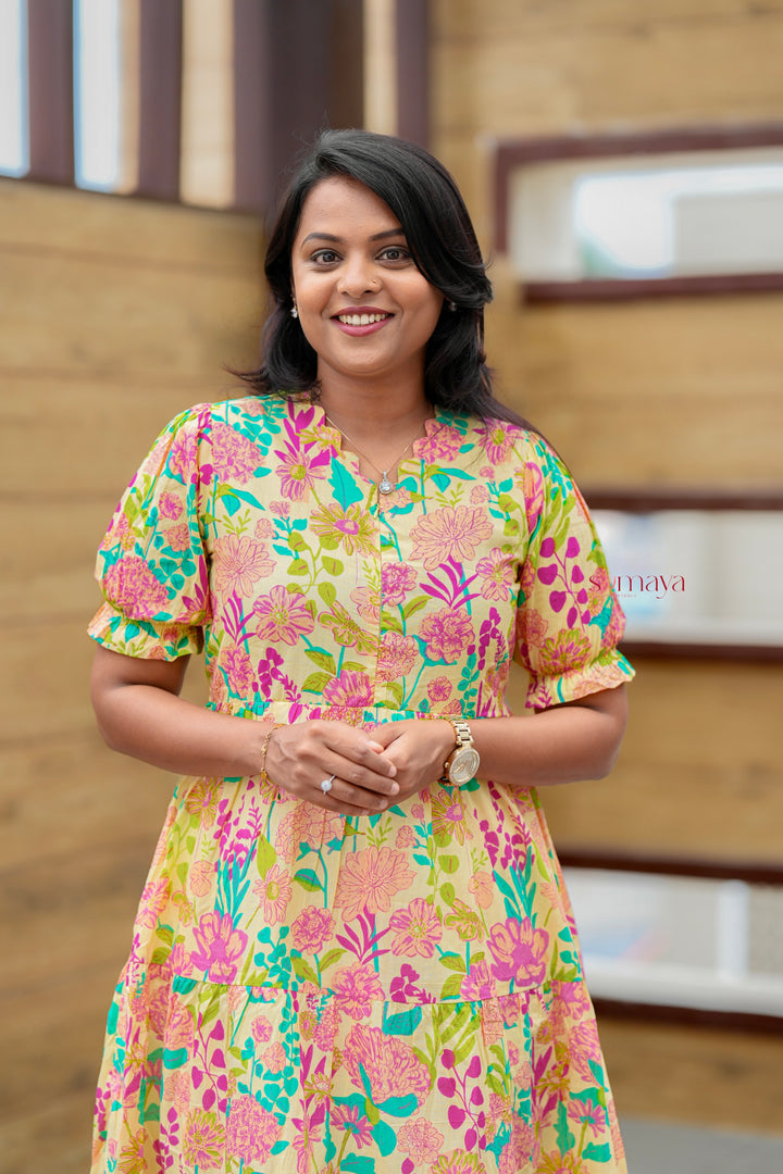 Swara  Casual Dress With Lining( SPECIAL OFFER PRICE)