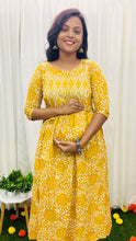 Load image into Gallery viewer, Rangoli Maternity Feeding Dress
