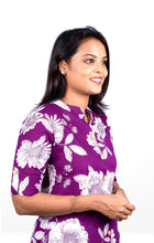 Load image into Gallery viewer, Urvashi cotton Kurta set ( button  opening)
