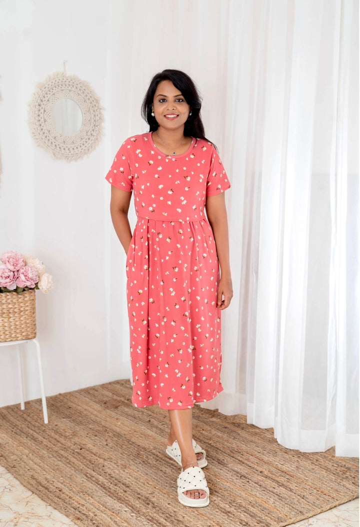 Midi Piya Soft Ribbed  Dress