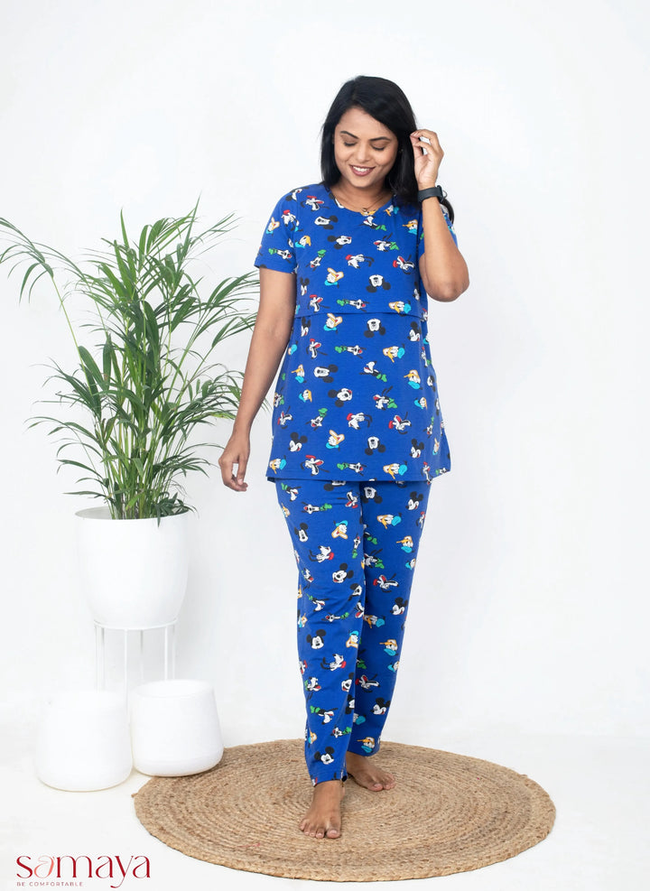 Mickey-Nursing Pant Set light weight