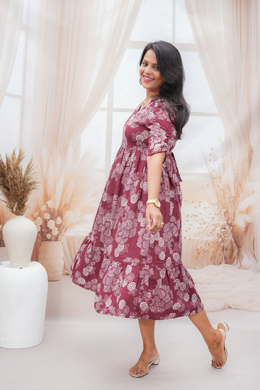 Pari   Day to Night Dress Without Lining( Wrinkle-Free Dress)