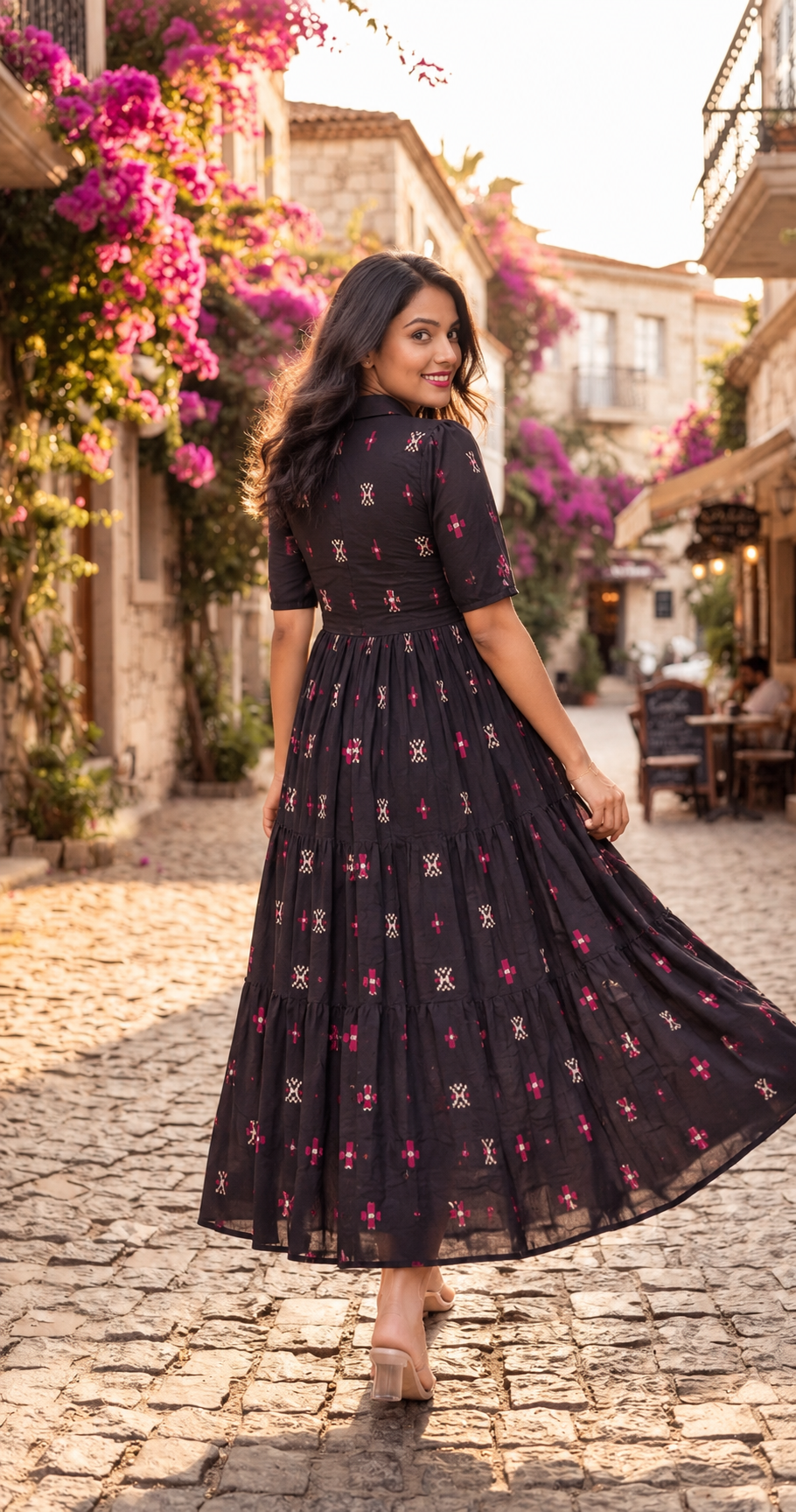 Laya Casual Dress With Lining