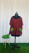 Maroon Nursing Cover with pockets