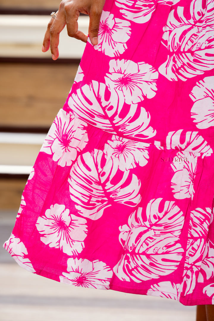 Rose day to night dress without lining