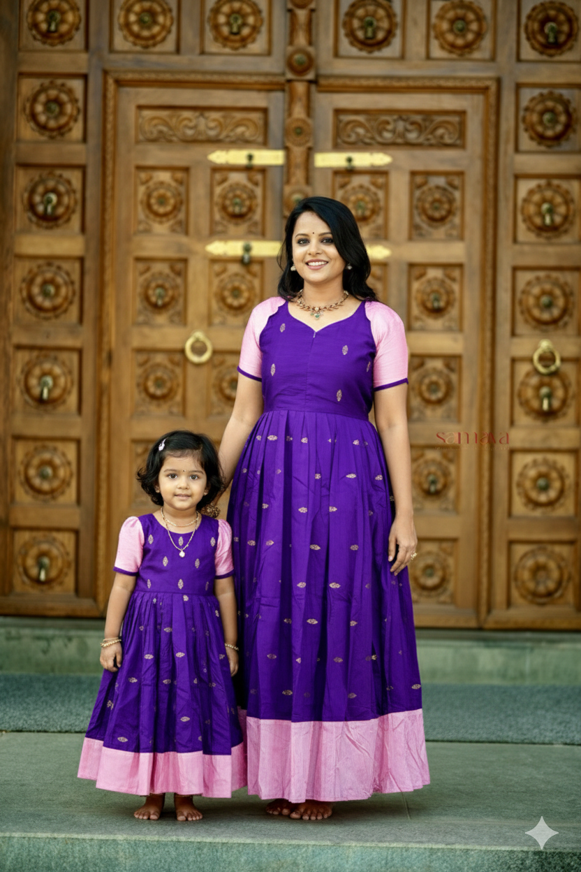 Soundarya kids Dress With Lining ( pre order )